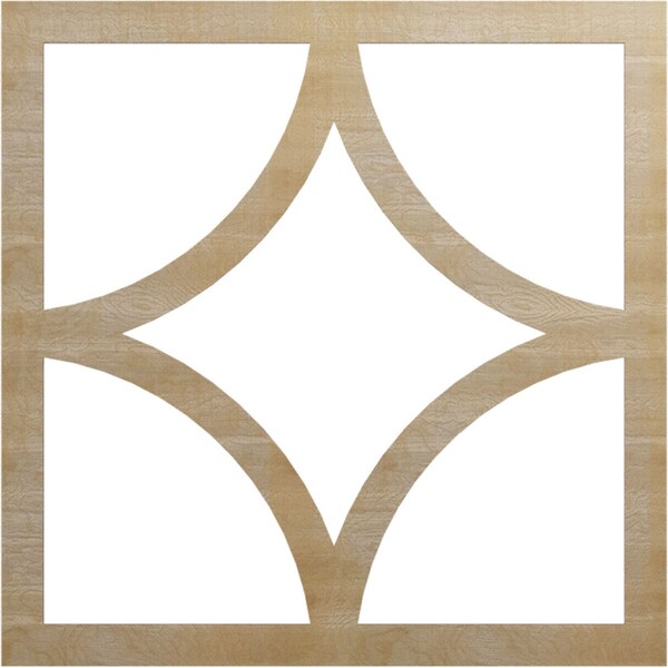 Ekena Millwork Statesman Wood Fretwork Pierced Ceiling Medallion, Hickory, 36"OD x 23"ID x 1/4"T CMWP36X36X0250STHI - main